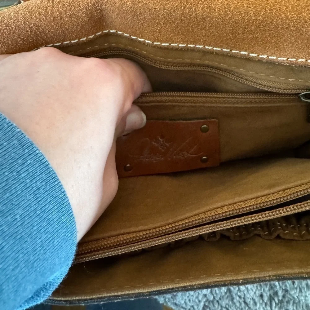 PATRICIA NASH Lanza Leather Crossbody Bag